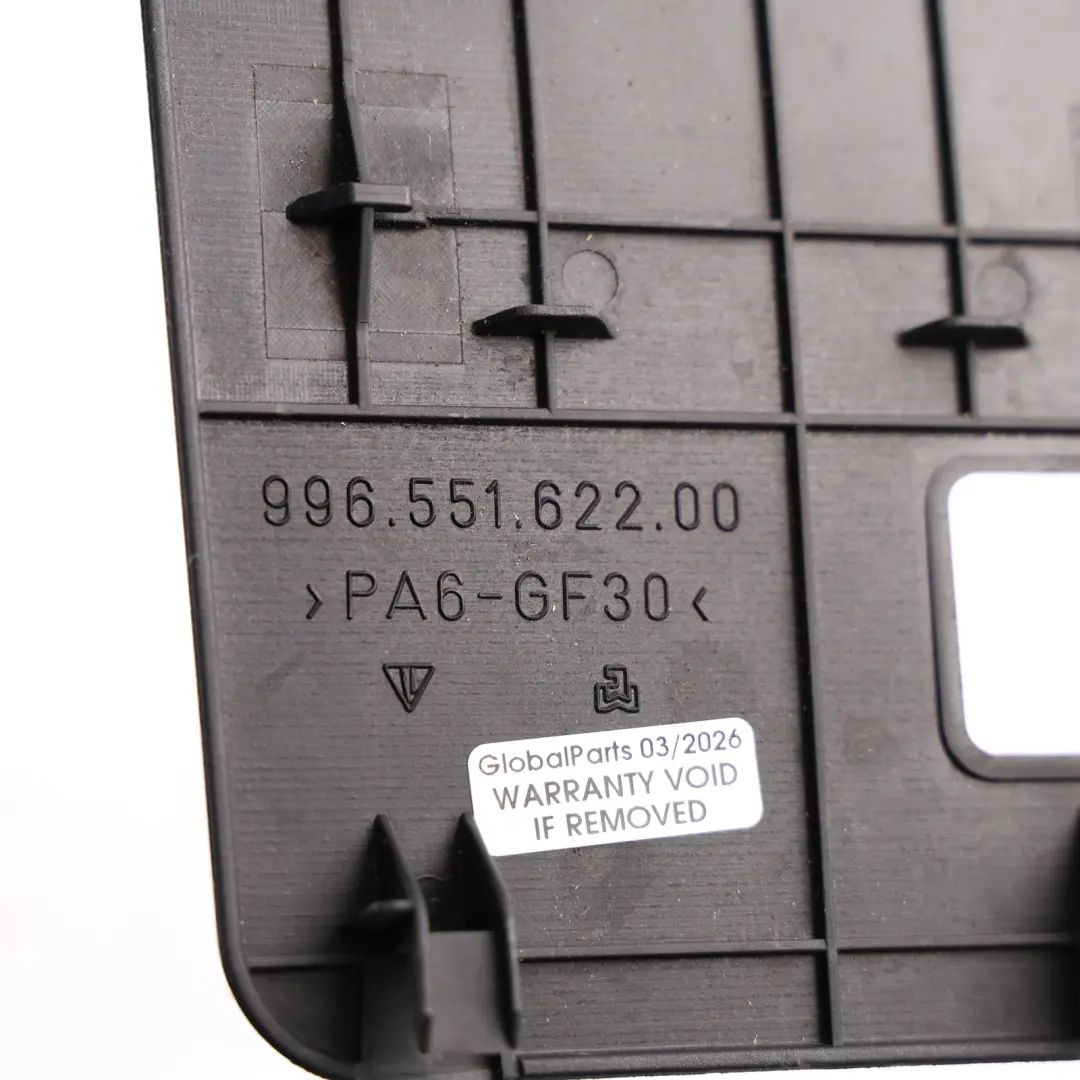 Porsche Carrera 996 Fuse Box Cover Panel Flap Trim 2.7L Petrol - SKU RHD-99655162200 - Part number 99655162200