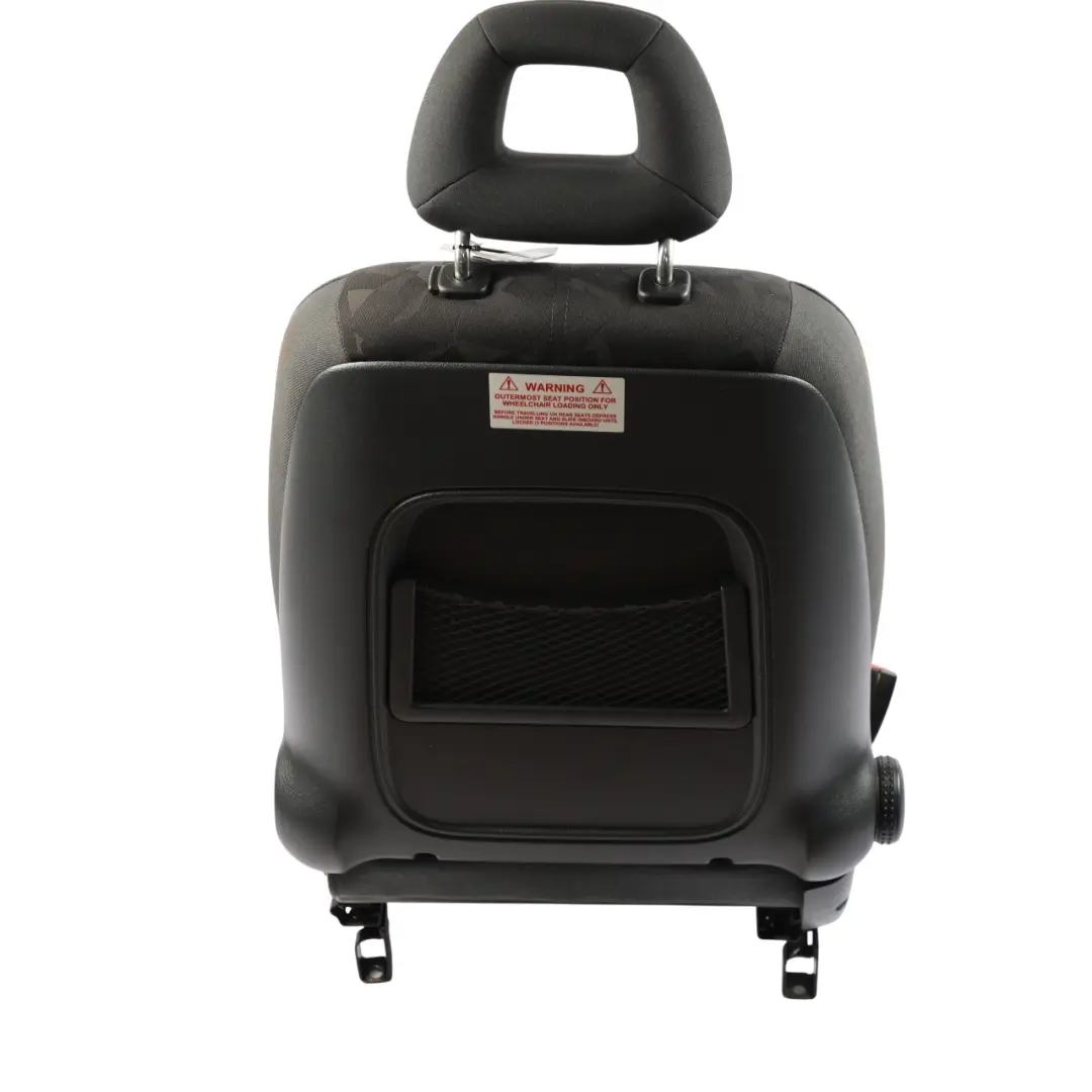 W414 Front Seat Fabric Black/Grey Passenger's Side to Mercedes Vaneo with Part number A0029101932 Mercedes Vaneo W414 Front Seat Fabric Black/Grey Passenger's Side - SKU RHD-A0029101932-1 - Part number A0029101932