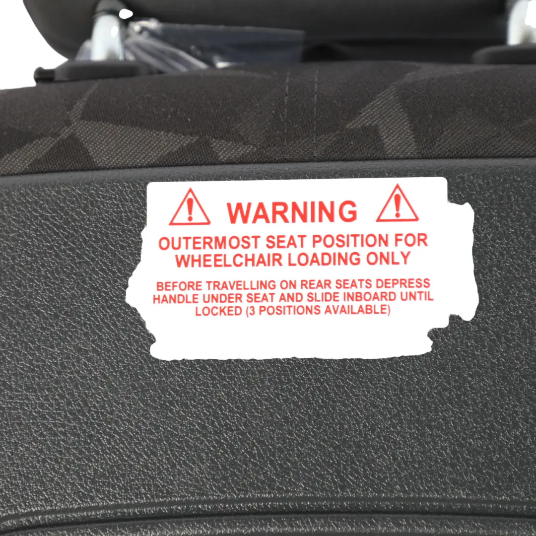 W414 Front Seat Fabric Black/Grey Passenger's Side to Mercedes Vaneo with Part number A0029101932 Mercedes Vaneo W414 Front Seat Fabric Black/Grey Passenger's Side - SKU RHD-A0029101932-1 - Part number A0029101932