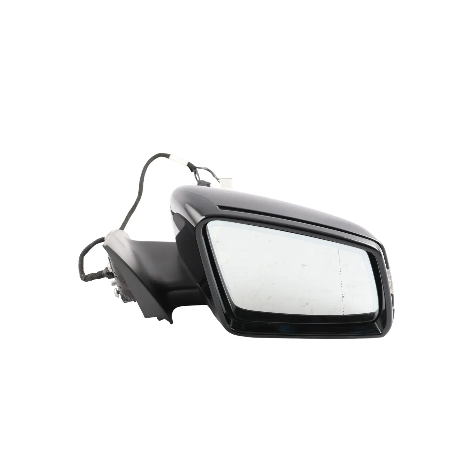 Mercedes CLA C117 Wing Mirror Door Right O/S Outside Kosmos Black Metallic - 191