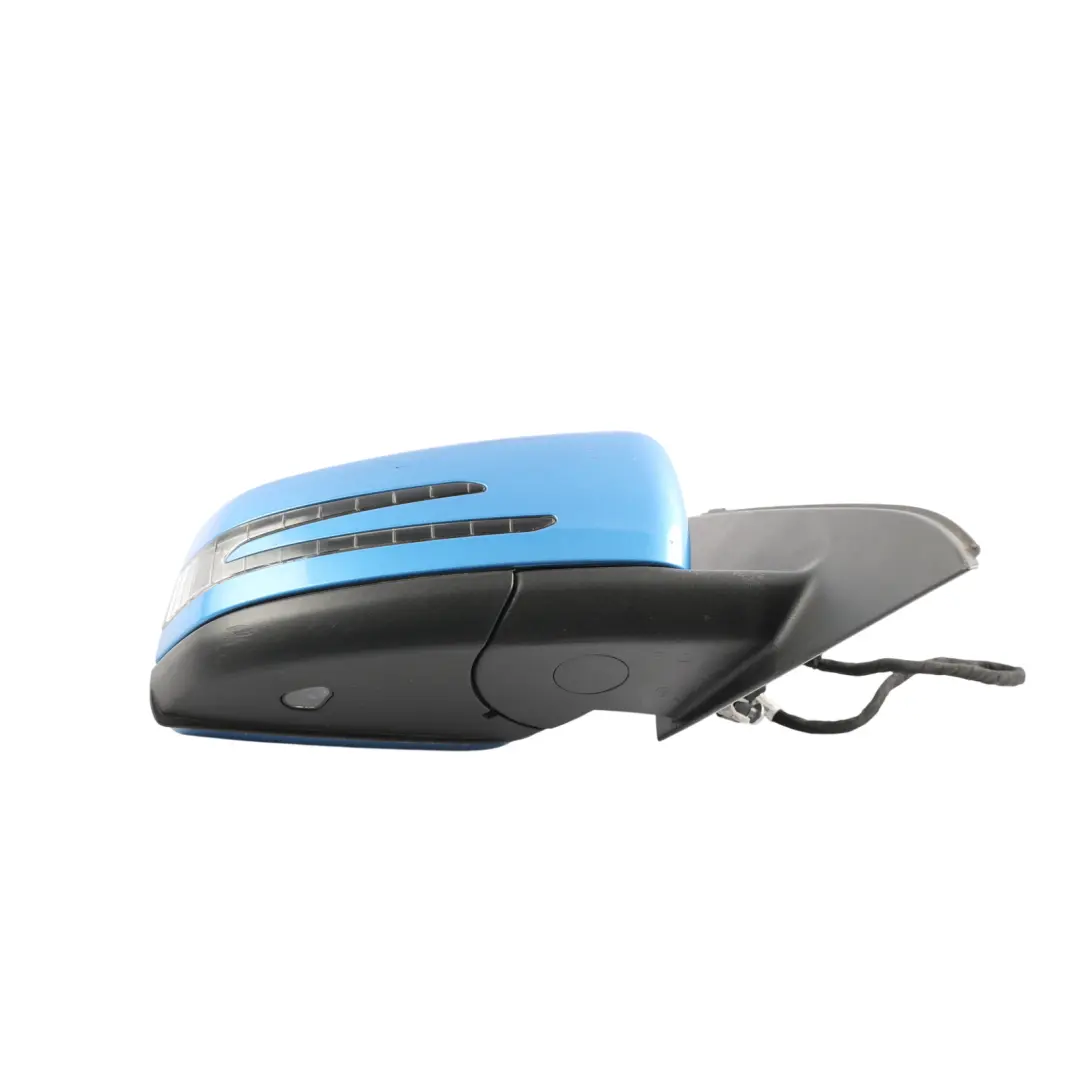 Mercedes W176 Wing Mirror Power Fold Right O/S South Seas Blue - 162 - SKU RHD-A1768100476-SSB - Part number A1768100476