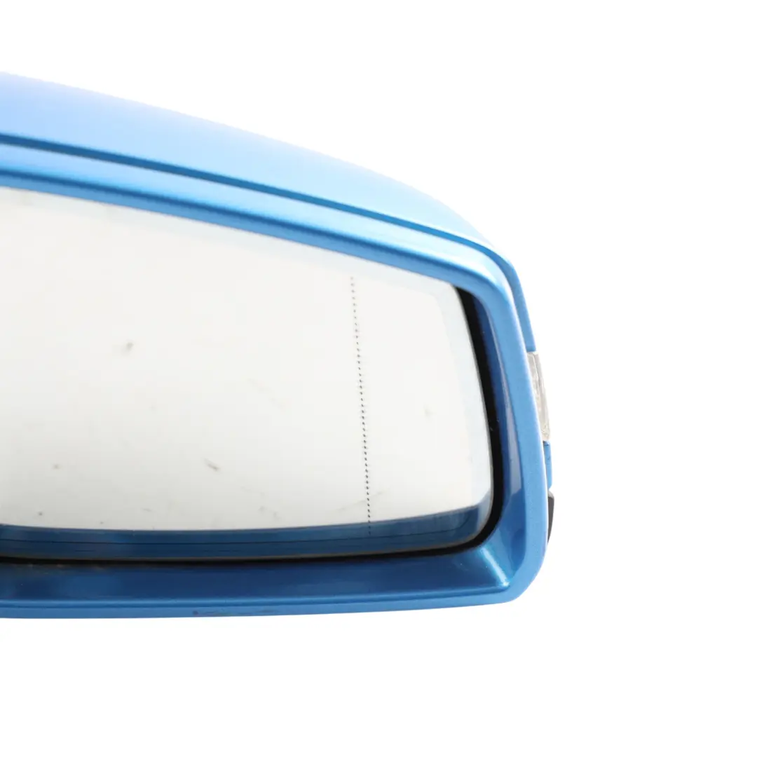 Mercedes W176 Wing Mirror Power Fold Right O/S South Seas Blue - 162 - SKU RHD-A1768100476-SSB - Part number A1768100476