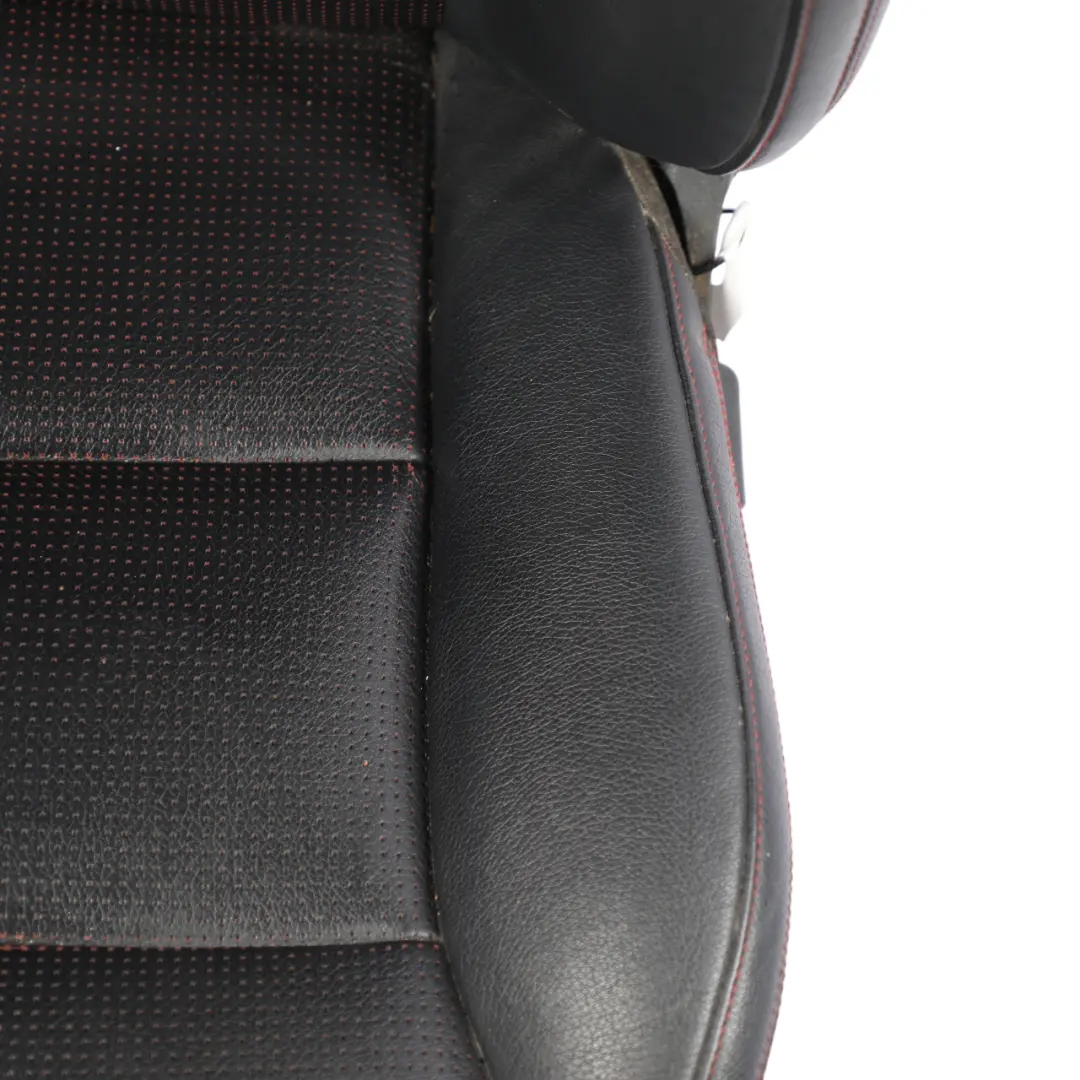 Mercedes C117 Seat Front Right O/S Electric Heated Leather Microfibre Black - SKU RHD-A1769109601-2 - Part number A1769109601