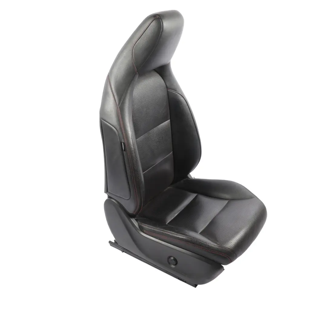 Mercedes C117 Seat Front Right O/S Electric Heated Leather Microfibre Black - SKU RHD-A1769109601-2 - Part number A1769109601