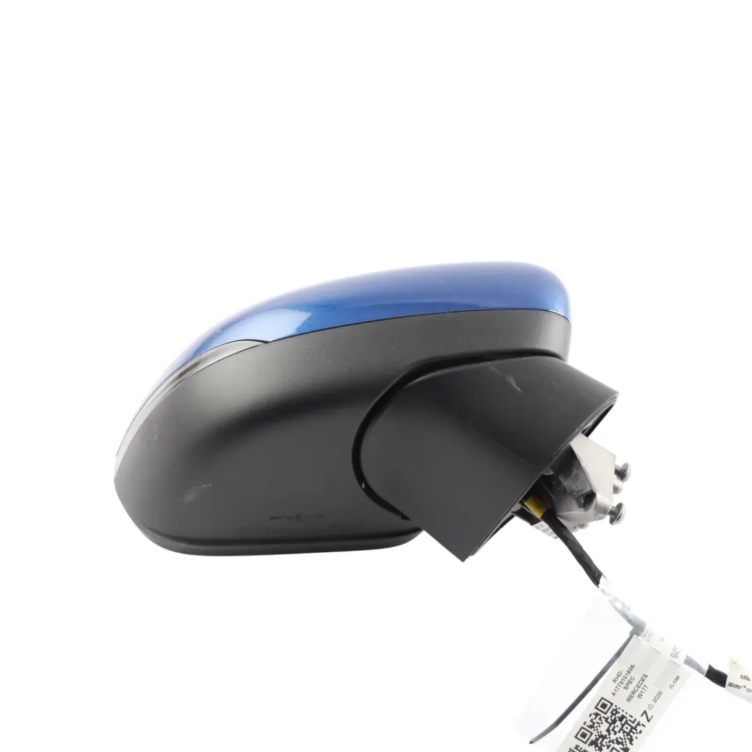 Mercedes W177 Wing Mirror Power Fold Blind Spot Right O/S Blue - 970 - SKU RHD-A1778101606-SPEC - Part number A1778101606