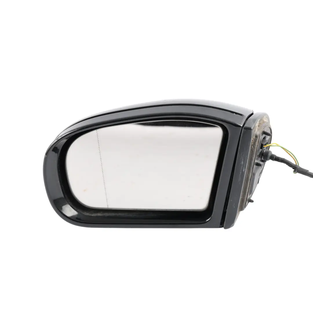 Mercedes W203 Wing Mirror Power Fold Door Left N/S Obsidian Black Metallic - 197 - SKU rhd-A2038106576-OB - Part number A2038106576