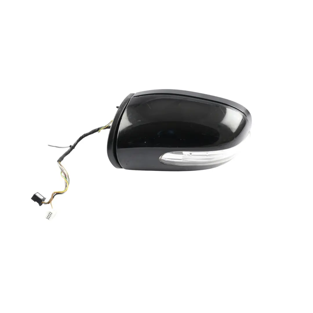Wing Mirror Power Fold Door Left N/S Obsidian Black Metallic - 197 to Mercedes W203 with Part number A2038106576 Mercedes W203 Wing Mirror Power Fold Door Left N/S Obsidian Black Metallic - 197 - SKU rhd-A2038106576-OB - Part number A2038106576