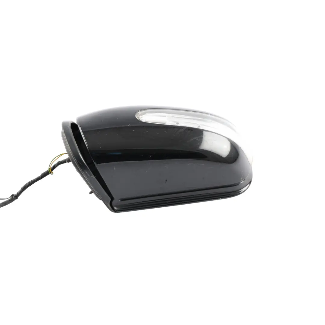 Wing Mirror Power Fold Door Left N/S Obsidian Black Metallic - 197 to Mercedes W203 with Part number A2038106576 Mercedes W203 Wing Mirror Power Fold Door Left N/S Obsidian Black Metallic - 197 - SKU rhd-A2038106576-OB - Part number A2038106576