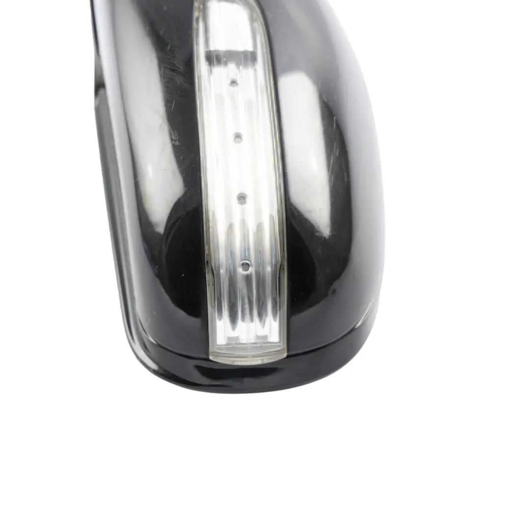 Mercedes W203 Wing Mirror Power Fold Door Left N/S Obsidian Black Metallic - 197 - SKU rhd-A2038106576-OB - Part number A2038106576