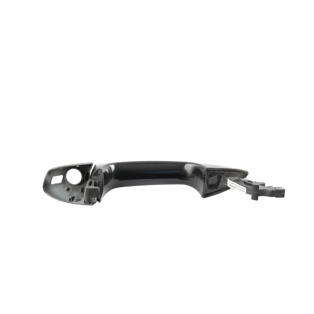 Front Door Grab Handle Right O/S Obsidian Black Metallic-197 to Mercedes R172 W176 with Part number A2047600270 Mercedes R172 W176 Front Door Grab Handle Right O/S Obsidian Black Metallic-197 - SKU RHD-A2047600270-OB - Part number A2047600270