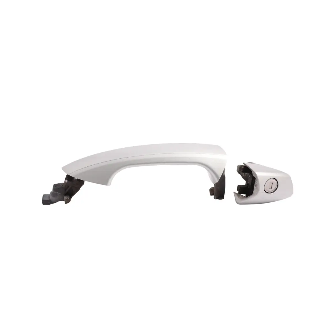 Mercedes W176 W204 Door Handle Grab Front Right O/S Polar Silver Metallic - 761 - SKU RHD-A2047601470-PLS - Part number A2047601470