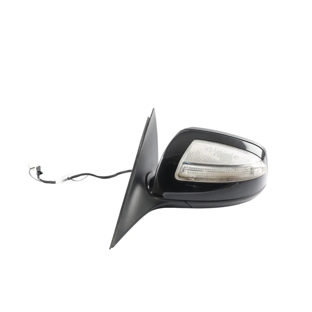 Mercedes W204 Power Fold Auto Dip Left Door Mirror Obsidian Black - SKU RHD-A2048100376-OB1 - Part number A2048100376