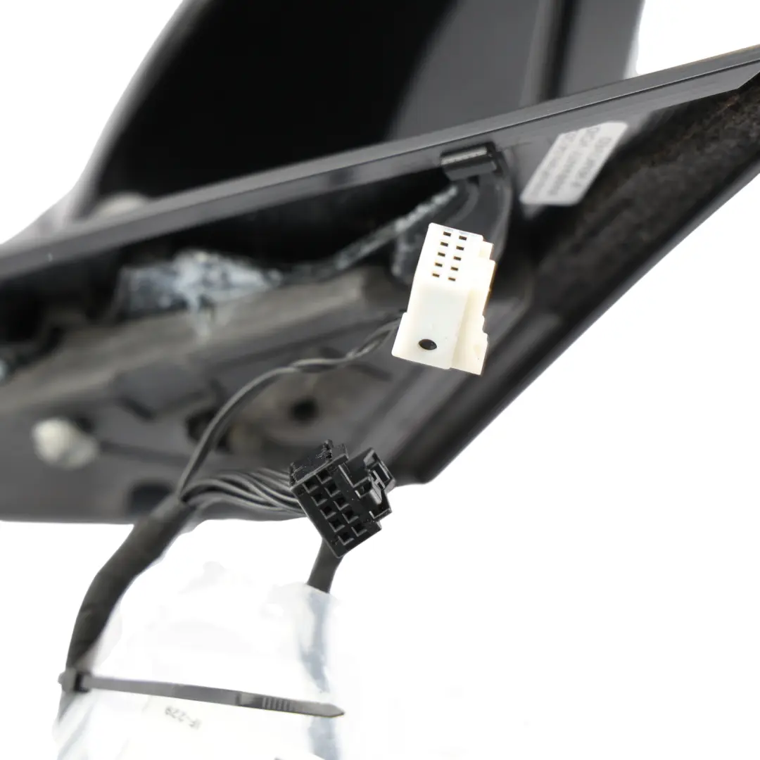 Wing Mirror Power Fold Auto Dip Right Door O/S Obsidian Black 197 to Mercedes W204 with Part number A2048100476 Mercedes W204 Wing Mirror Power Fold Auto Dip Right Door O/S Obsidian Black 197 - SKU RHD-A2048100476-OB - Part number A2048100476