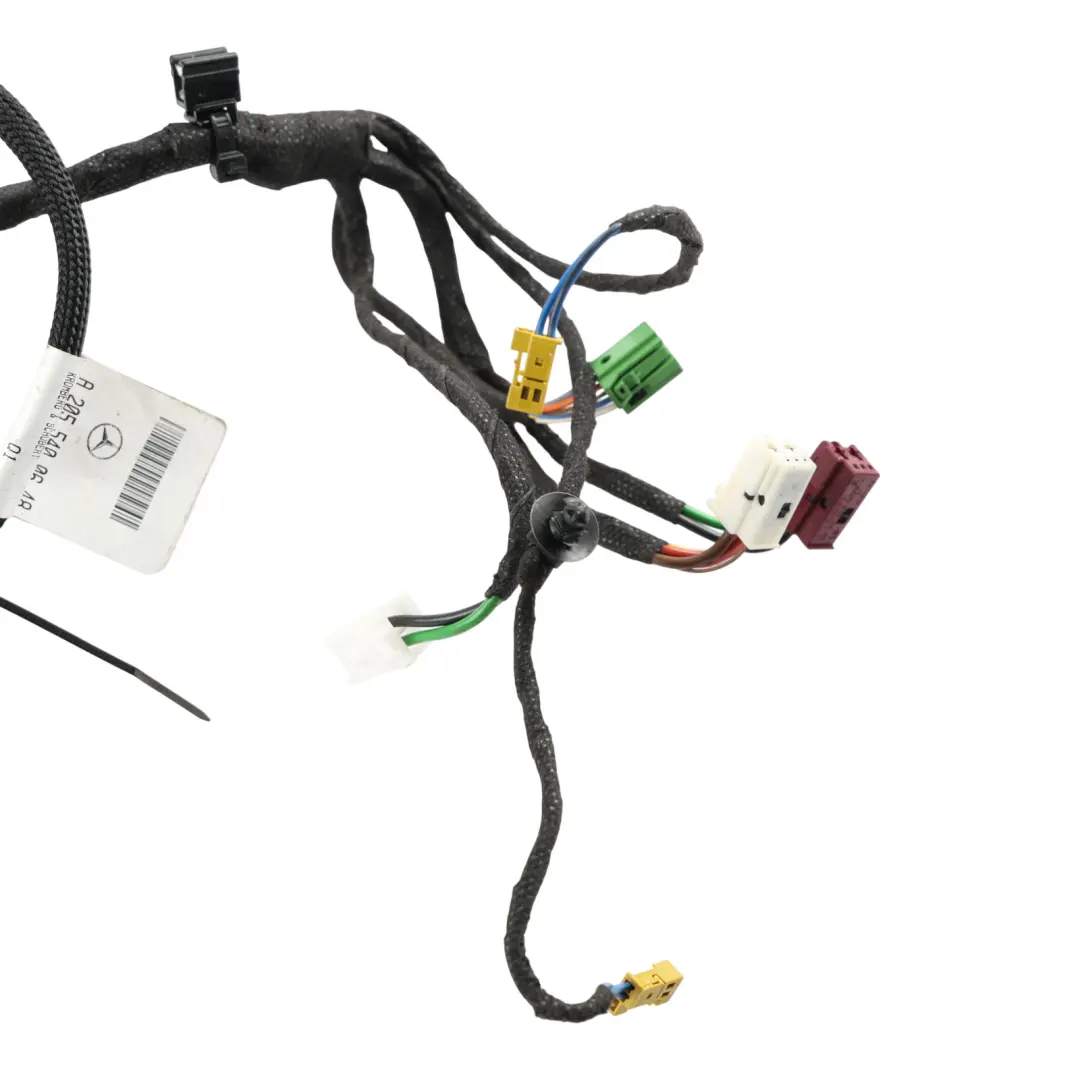 Door Wiring Harness Wire Loom Front Right O/S to Mercedes W205 with Part number A2055400648 Mercedes W205 Door Wiring Harness Wire Loom Front Right O/S - SKU RHD-A2055400648 - Part number A2055400648