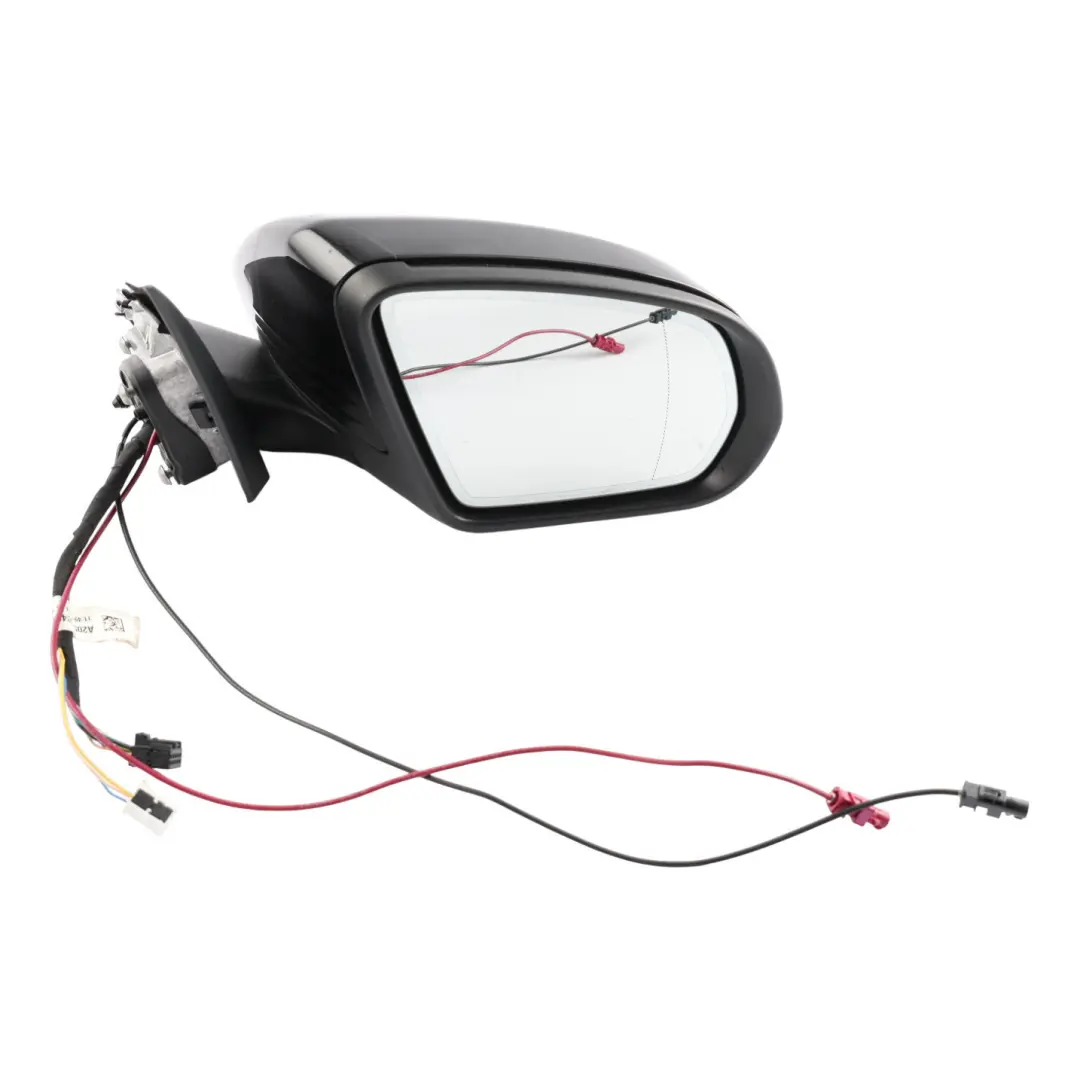 Mercedes W205 Door Outer Wing Mirror Right O/S Obsidian Black Metallic - 197 - SKU RHD-A2058100005-OB - Part number A2058100005