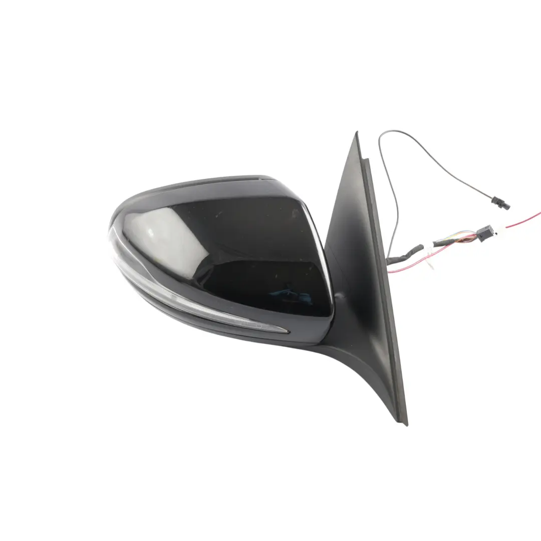 Door Outer Wing Mirror Right O/S Obsidian Black Metallic - 197 to Mercedes W205 with Part number A2058100005 Mercedes W205 Door Outer Wing Mirror Right O/S Obsidian Black Metallic - 197 - SKU RHD-A2058100005-OB - Part number A2058100005