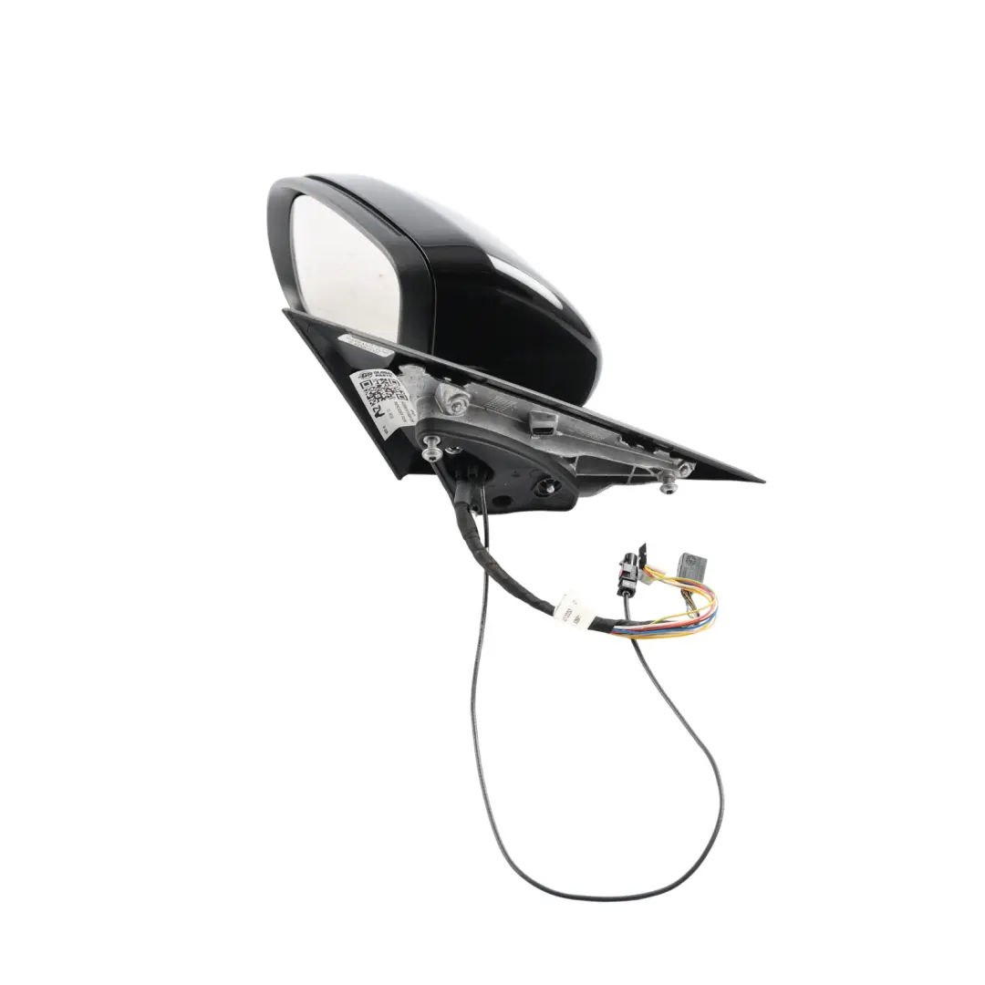 Mercedes W205 Wing Mirror Door Left N/S Outside Obsidian Black 197 - SKU RHD-A2058101505-OB - Part number A2058101505