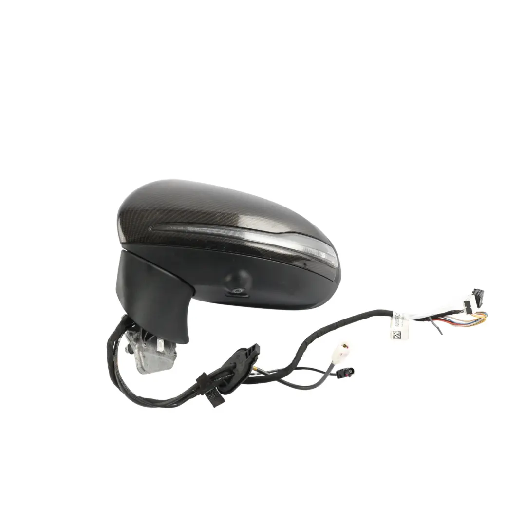 Mercedes C205 Side View Wing Mirror Camera Left N/S Carbon A2058104705 - SKU RHD-A2058104705-CARB - Part number A2058104705-CARB