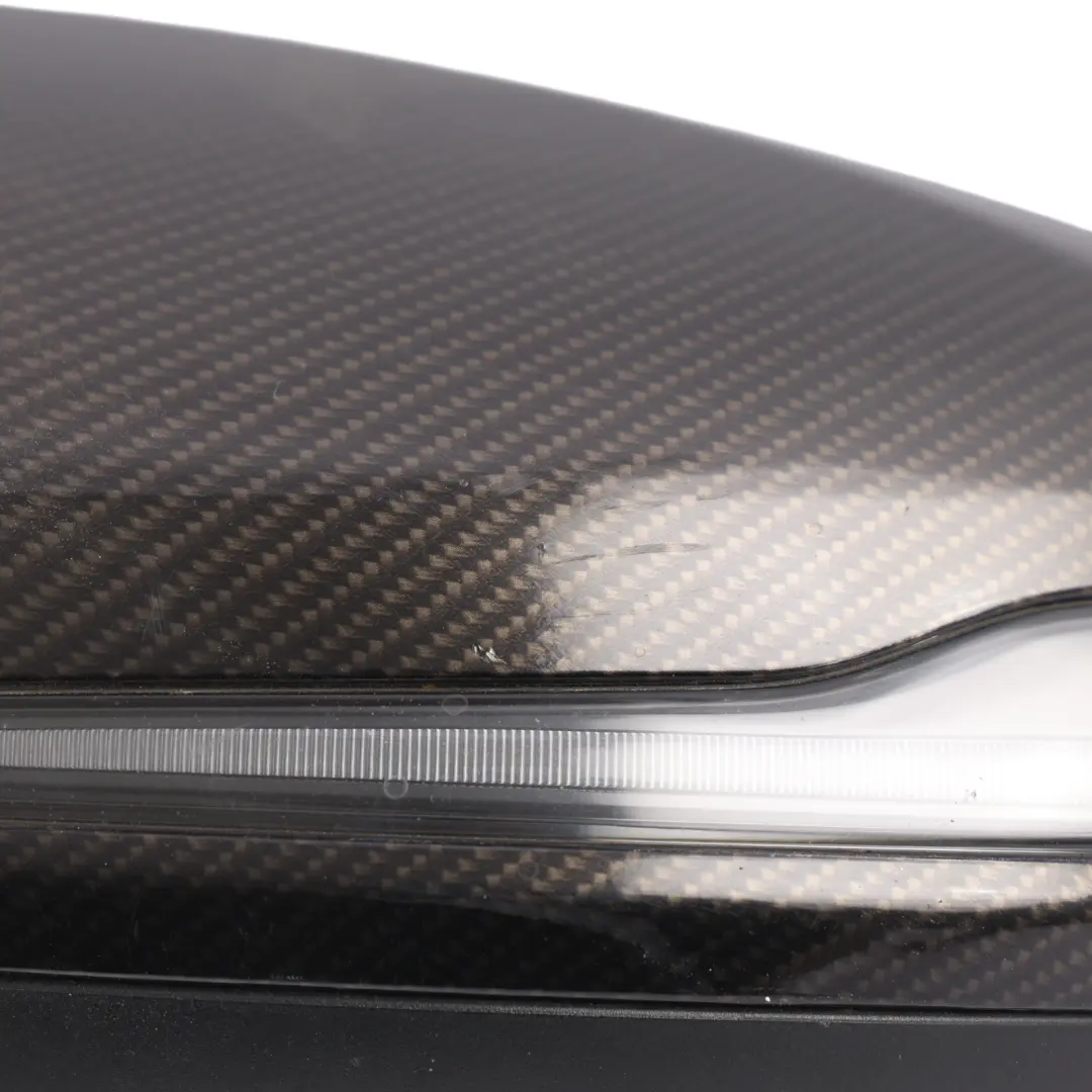 Mercedes C205 Side View Wing Mirror Camera Left N/S Carbon A2058104705 - SKU RHD-A2058104705-CARB - Part number A2058104705-CARB