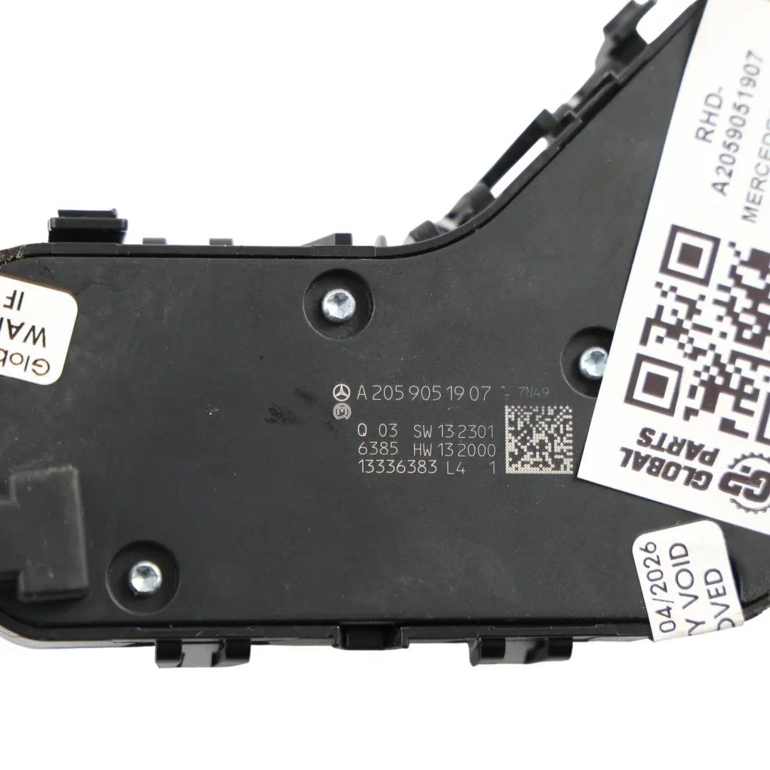 Door Panel Switch Block Memory Seat Front Left N/S to Mercedes C205 with Part number A2059051907 Mercedes C205 Door Panel Switch Block Memory Seat Front Left N/S - SKU RHD-A2059051907 - Part number A2059051907
