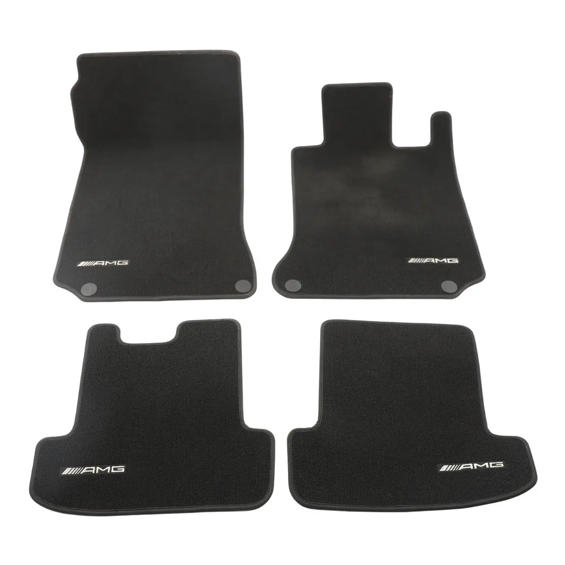 Mercedes W204 Floor Mats Set AMG Interior Front Rear Footwell Floor Covers