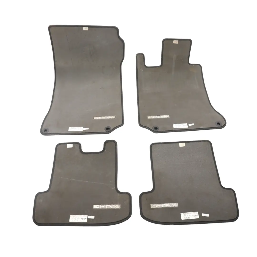 Mercedes W204 Floor Mats Set AMG Interior Front Rear Footwell Floor Covers - SKU RHD-A2076803248 - Part number A2076803248