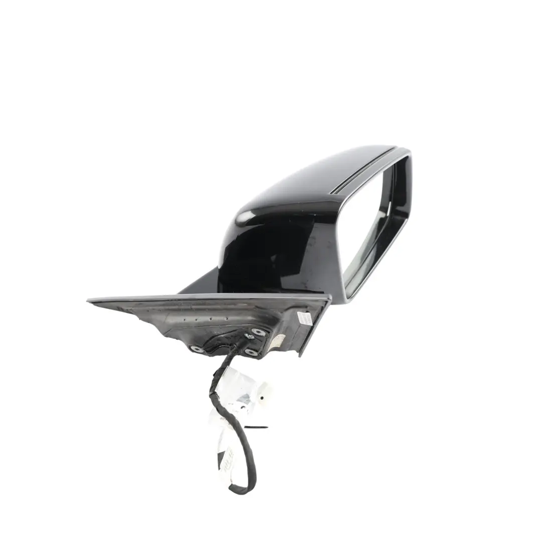 Mercedes C207 Wing Mirror Door Right O/S High Gloss Auto Dip Obsidian Black 197 - SKU rhd-A2078101676-OB - Part number A2078101676