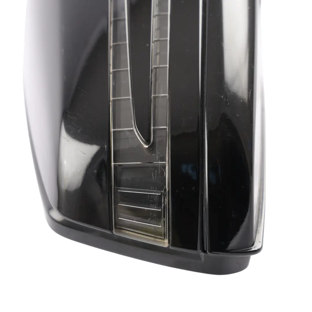 Mercedes C207 Wing Mirror Door Right O/S High Gloss Auto Dip Obsidian Black 197 - SKU rhd-A2078101676-OB - Part number A2078101676