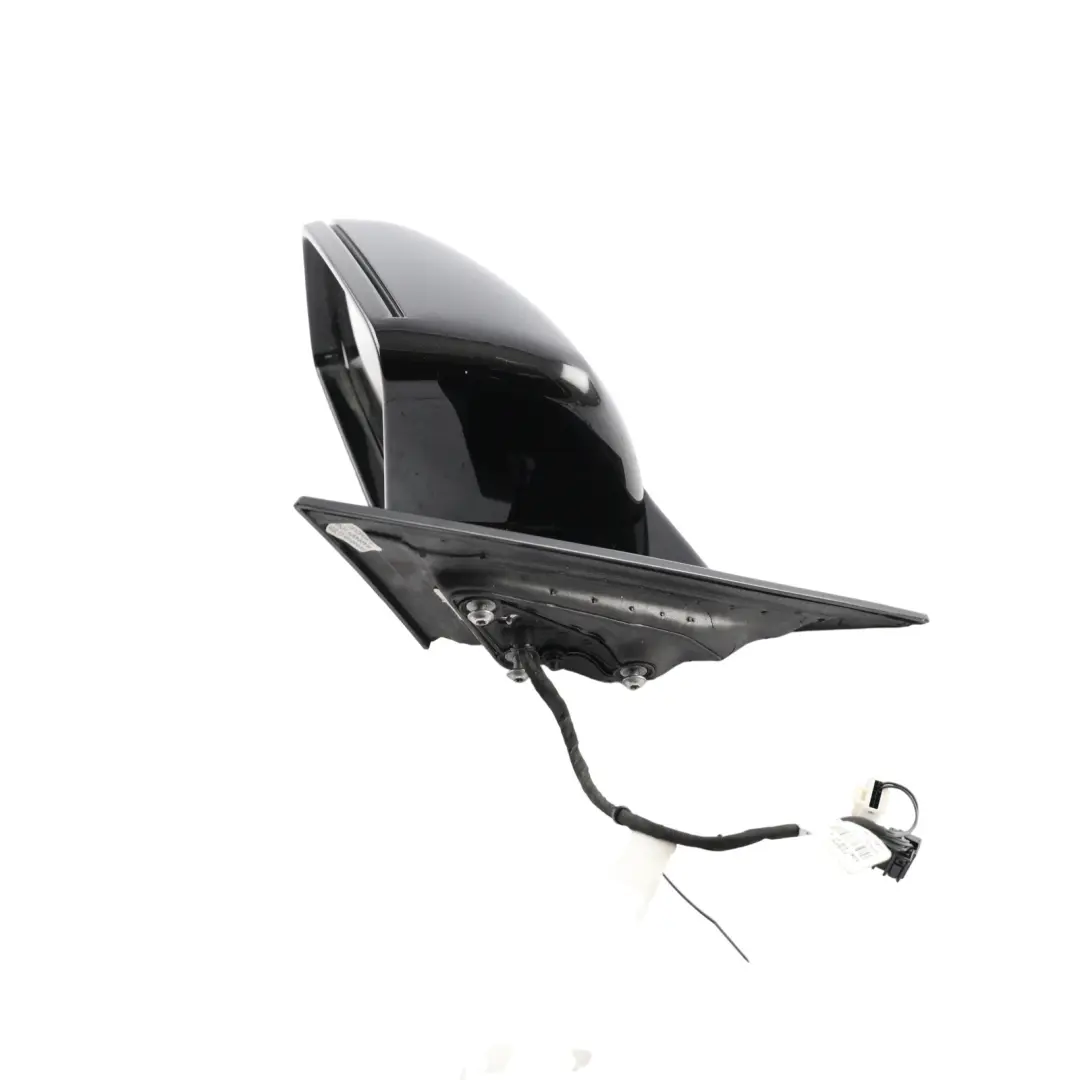 Mercedes C207 Wing Mirror Door Left N/S High Gloss Auto Dip Obsidian Black - 197 - SKU RHD-A2078101976-OB1 - Part number A2078101976