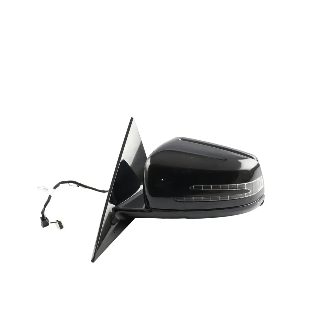 Mercedes C207 Wing Mirror Door Left N/S High Gloss Auto Dip Obsidian Black - 197 - SKU RHD-A2078101976-OB1 - Part number A2078101976