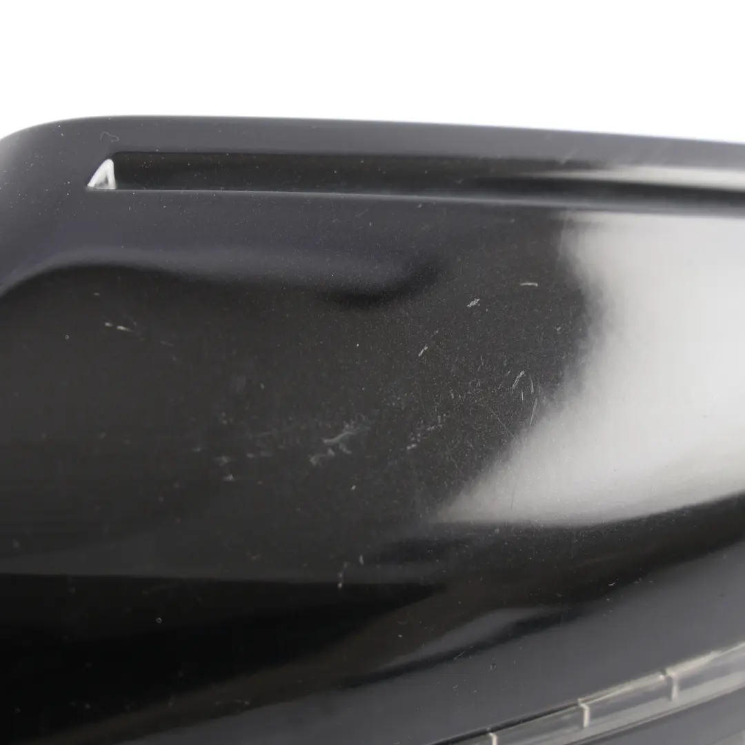 Mercedes C207 Wing Mirror Door Left N/S High Gloss Auto Dip Obsidian Black - 197 - SKU RHD-A2078101976-OB1 - Part number A2078101976