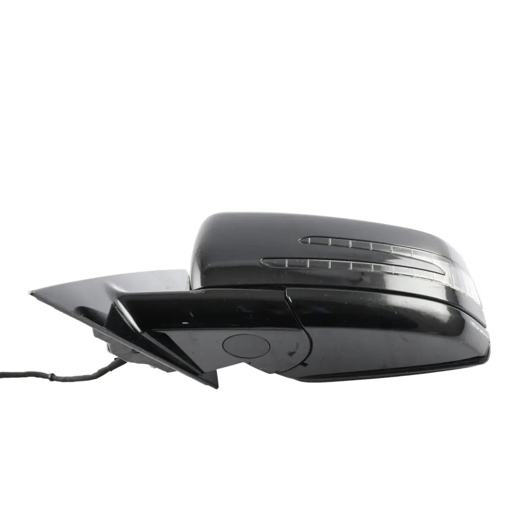 Mercedes C207 Wing Mirror Door Left N/S High Gloss Auto Dip Obsidian Black - 197 - SKU RHD-A2078101976-OB1 - Part number A2078101976