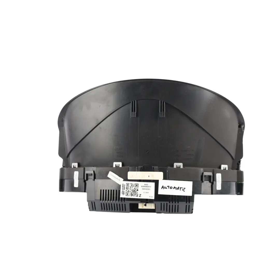 CLK350 Instrument Cluster Petrol Automatic to Mercedes W209 with Part number A2095404747 Mercedes W209 CLK350 Instrument Cluster Petrol Automatic - SKU RHD-A2095404747 - Part number A2095404747