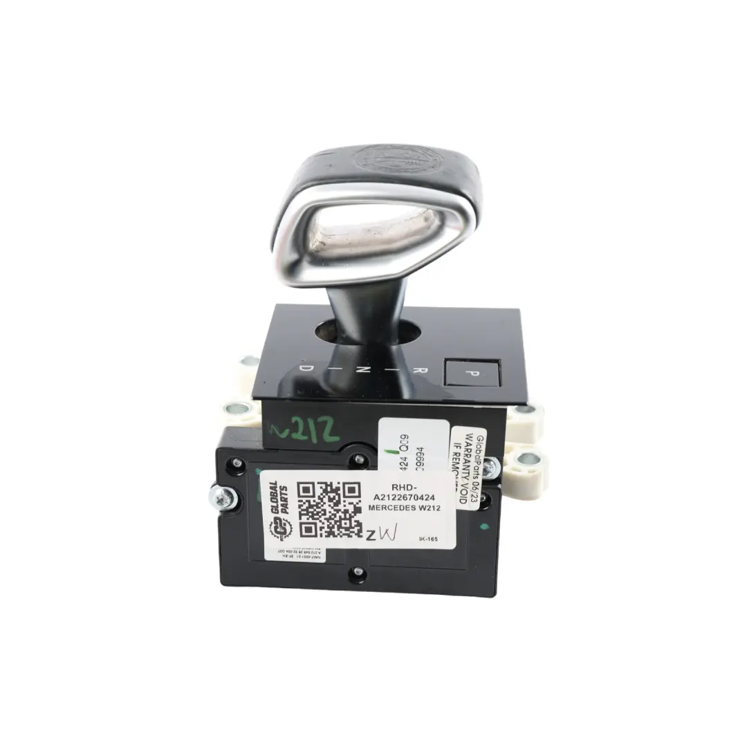 Mercedes W212 E63 AMG Gear Selector Gearshift Switch Knob Automatic - SKU RHD-A2122670424 - Part number A2122670424