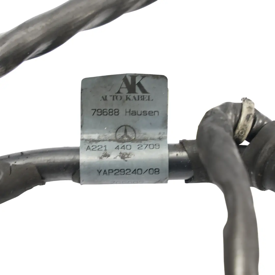 Mercedes W221 Electrical Wiring Harness Battery Starter Alternator - SKU RHD-A2214402709 - Part number A2214402709