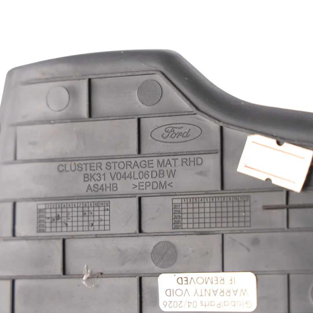 Ford Transit MK8 350 Storage Stowage Mat Rubber Insert Cover - SKU RHD-BK31-V044L06-DBW - Part number BK31-V044L06-DBW
