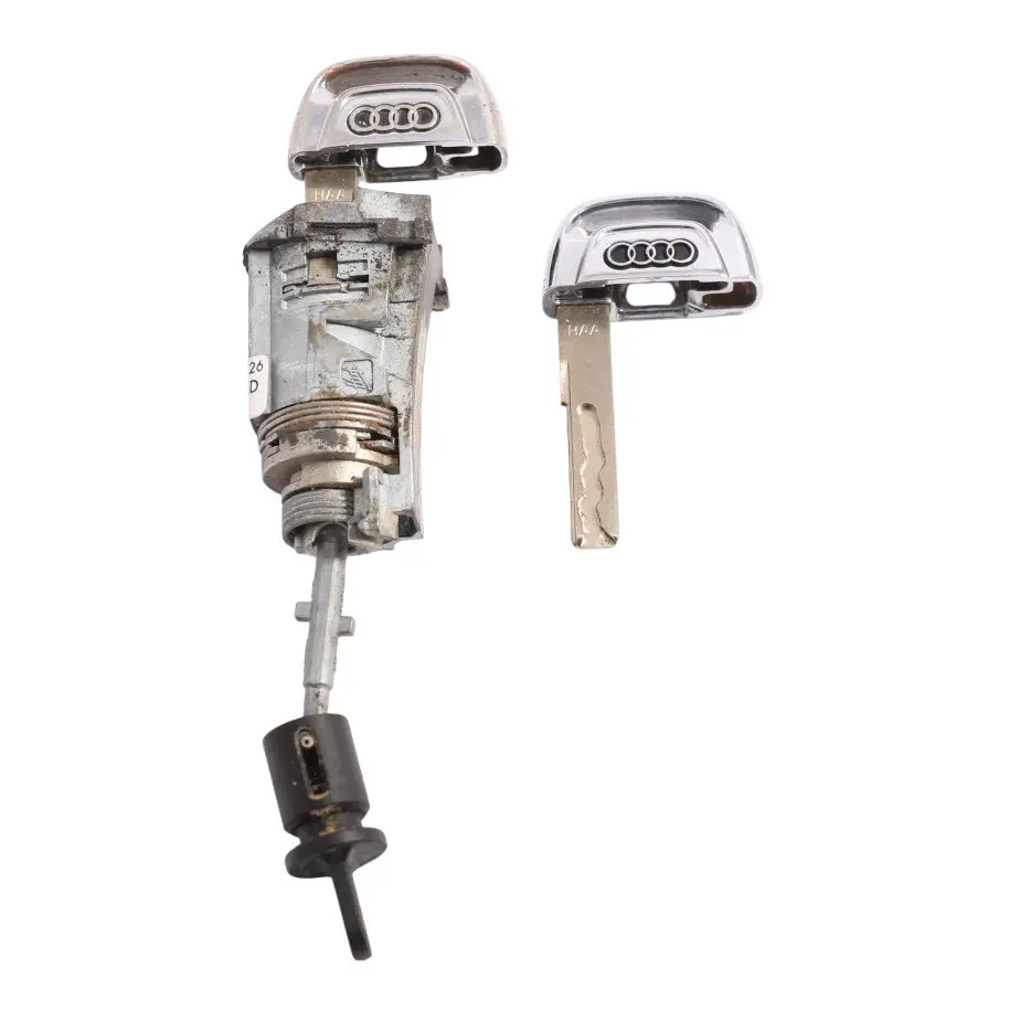Audi A4 B8 A5 8F Front Door Lock Barrel Coil Cylinder Key Right O/S - SKU RHD-F107837168BF-1 - Part number F107837168BF
