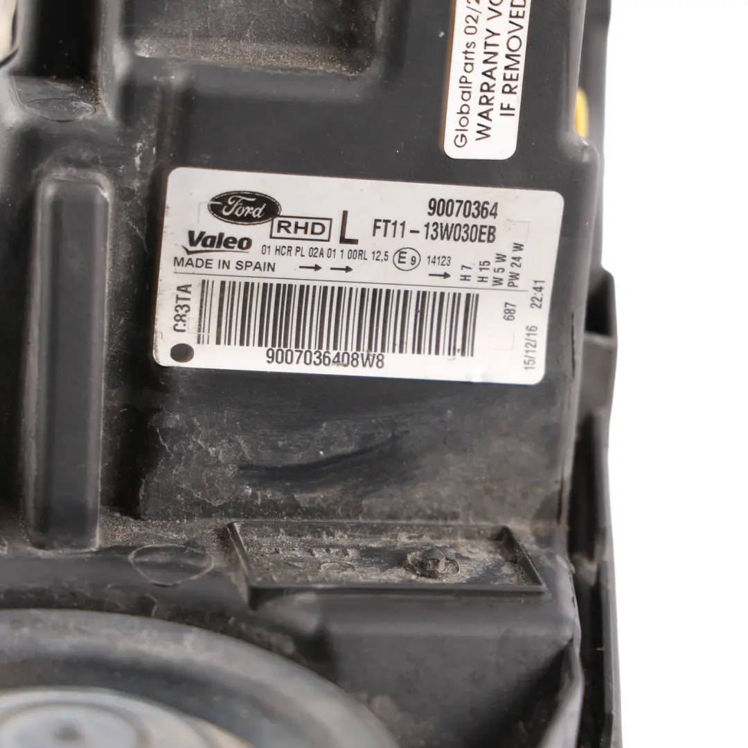 Mk2 Headlamp Headlight Lamp Front Left N/S to Ford Transit Connect with Part number FT11-13W030-EB Ford Transit Connect Mk2 Headlamp Headlight Lamp Front Left N/S - SKU RHD-FT11-13W030-EB - Part number FT11-13W030-EB