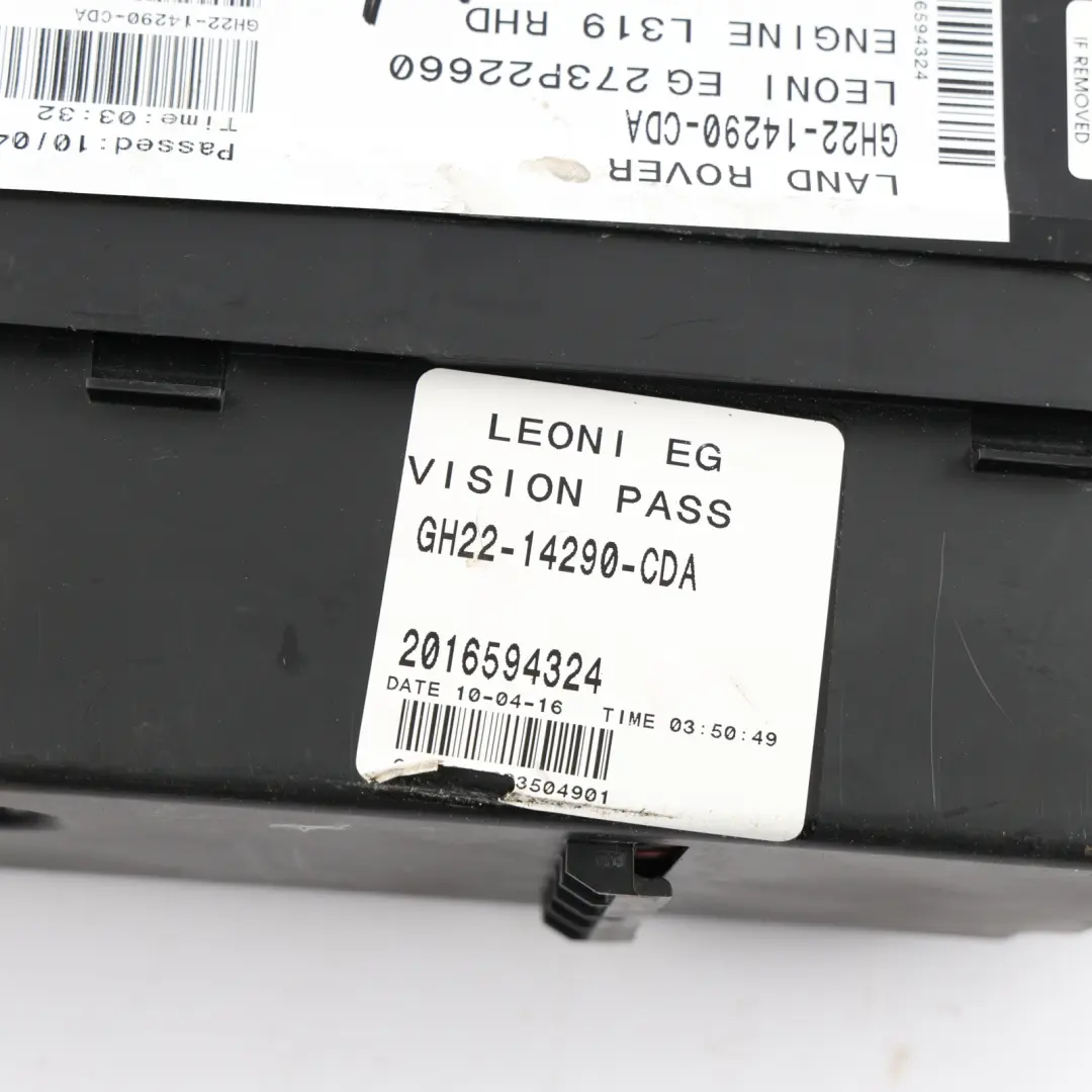 Land Rover Discovery 4 L319 Under Bonnet Fuse Box Realy Unit - SKU RHD-GH22-14290-CDA - Part number GH22-14290-CDA