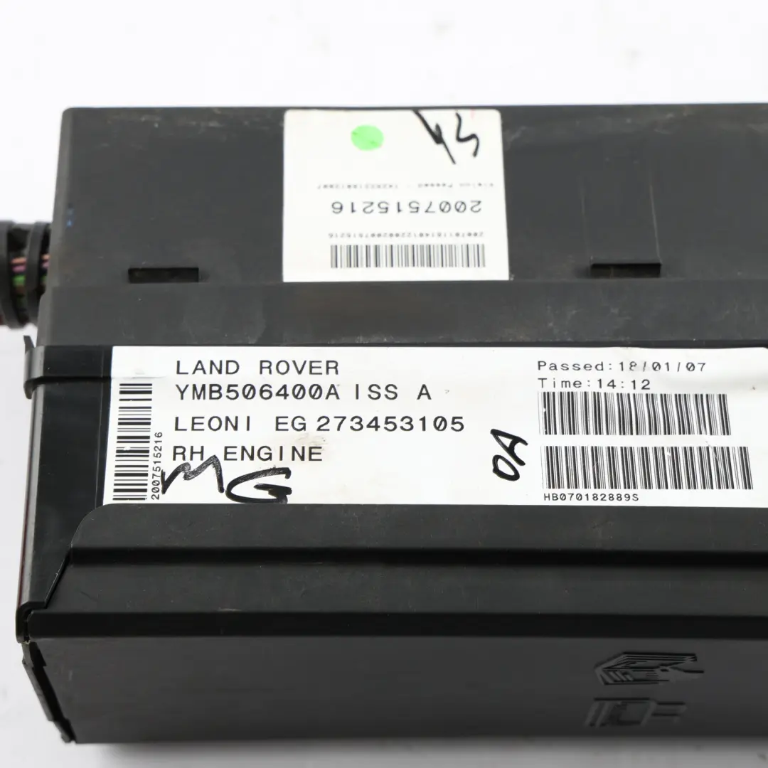 Land Rover Discovery 3 L319 Engine Fuse Box Control Unit Module - SKU RHD-YMB506400A - Part number YMB506400A