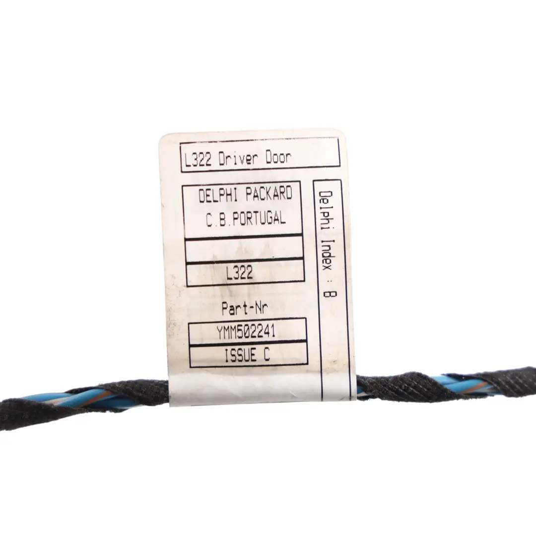 Range Rover L322 Front Door Wiring Loom Harness Driver's Side XH42-14B616-BA - SKU RHD-YMM502241 - Part number YMM502241