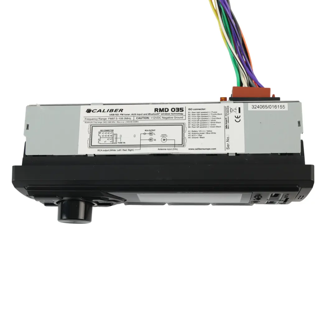  Inny Caliber Autoradio Stéréo Audio Bluetooth USB AUX - SKU RMD035 - Numéro de pièce RMD035