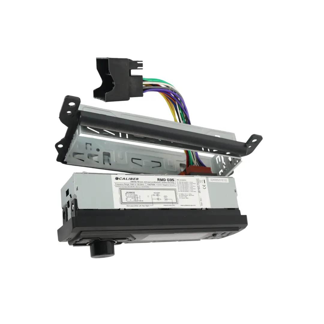 Genuine Caliber Car Radio Stereo Audio Player Bluetooth USB AUX Head Unit to with Part number RMD035 Genuine Caliber Car Radio Stereo Audio Player Bluetooth USB AUX Head Unit - SKU RMD035 - Part number RMD035
