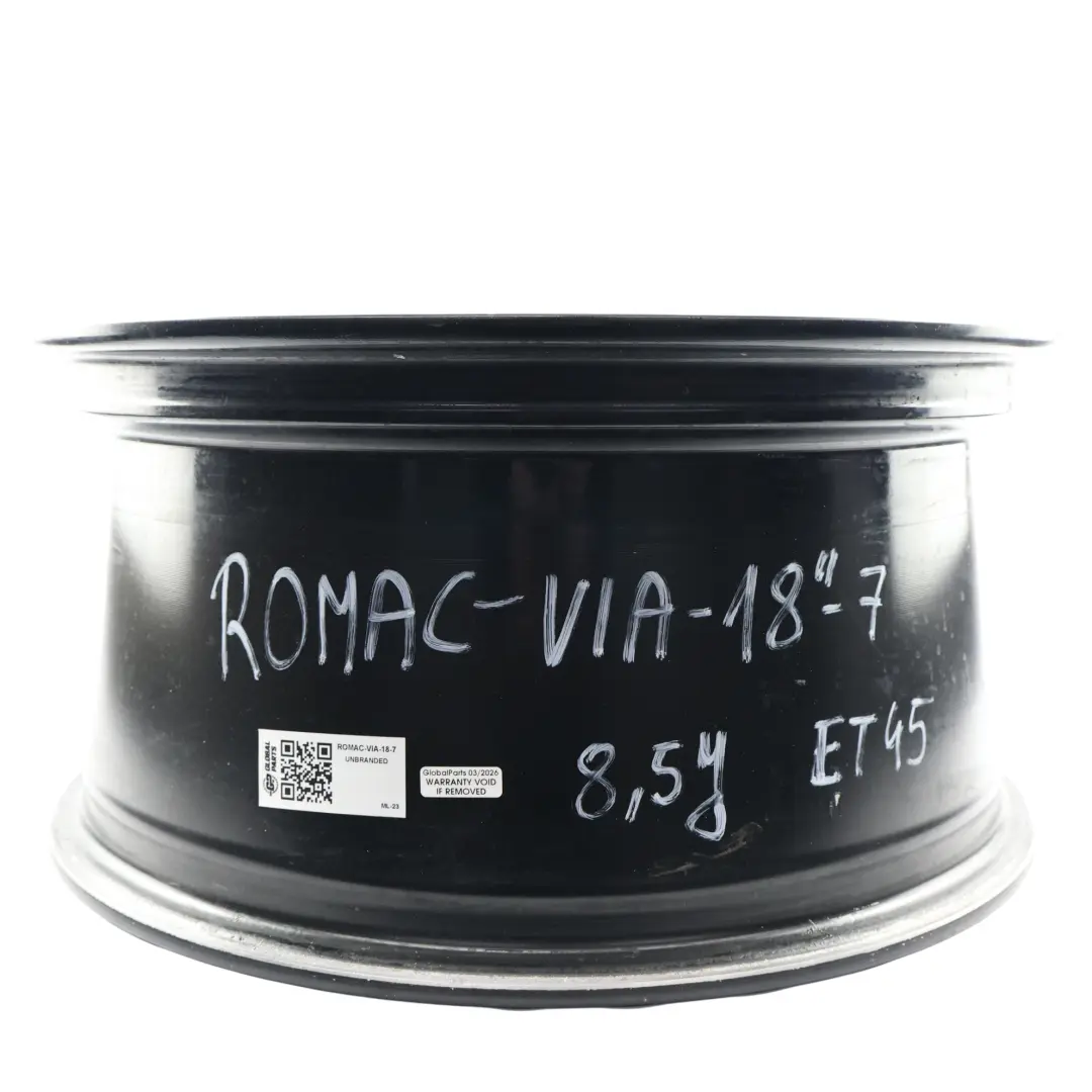 Romac Venom Llanta Aleación Negro Brillante 18" 8.5J ET:45 para con número de pieza ROMAC-VIA-18 Romac Venom Llanta Aleación Negro Brillante 18" 8.5J ET:45 - SKU ROMAC-VIA-18-7 - Número de pieza ROMAC-VIA-18
