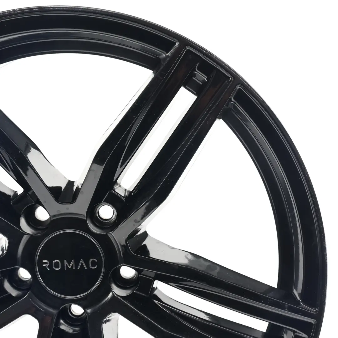  Romac Venom Felge Alu Schwarz Glanz 18" 8.5J ET:45 - SKU ROMAC-VIA-18-7 - Teilenummer ROMAC-VIA-18