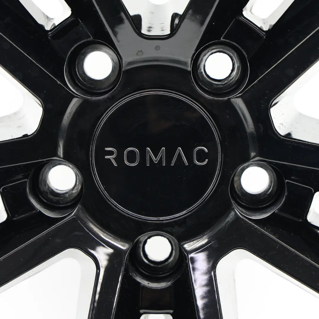  Romac Venom Cerchio Lega Nero Lucido 18" 8.5J ET:45 - SKU ROMAC-VIA-18-7 - Numero di parte ROMAC-VIA-18
