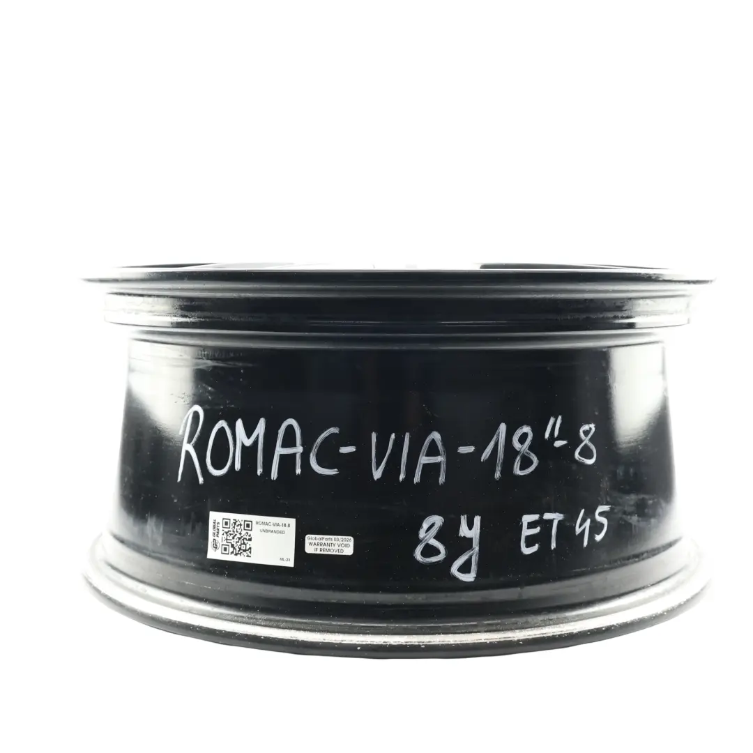Romac Venom Llanta Aleación Negro Brillante 18" 8.5J ET:45 para con número de pieza ROMAC-VIA-18 Romac Venom Llanta Aleación Negro Brillante 18" 8.5J ET:45 - SKU ROMAC-VIA-18-8 - Número de pieza ROMAC-VIA-18
