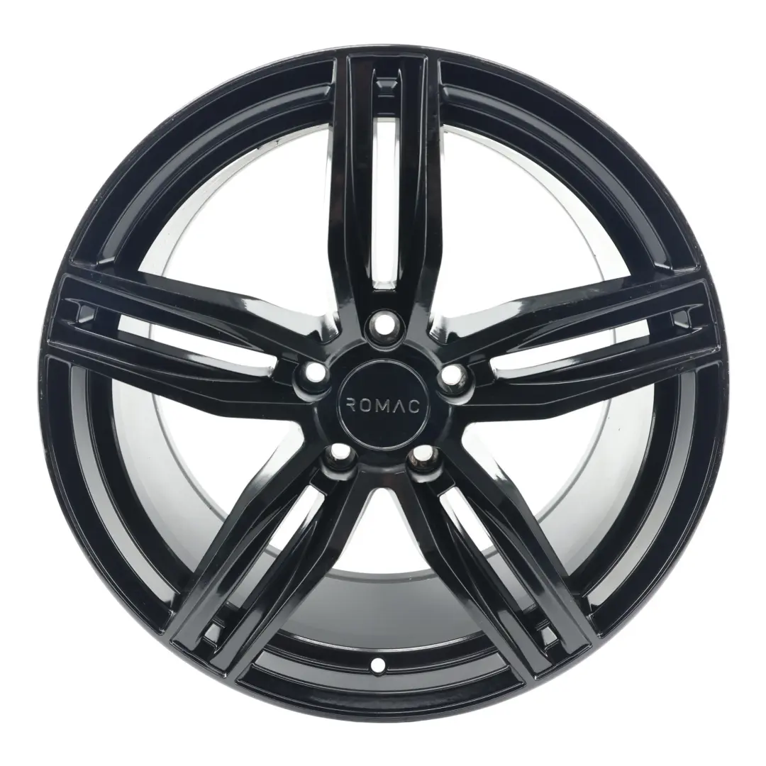  Romac Venom Wheel Rim Alloy Black Gloss 18" 8.5J ET:45 - SKU ROMAC-VIA-18-9 - Part number ROMAC-VIA-18