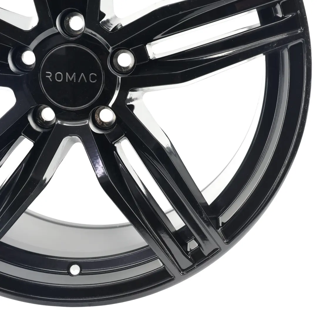  Romac Venom Felge Alu Schwarz Glanz 18" 8.5J ET:45 - SKU ROMAC-VIA-18-9 - Teilenummer ROMAC-VIA-18