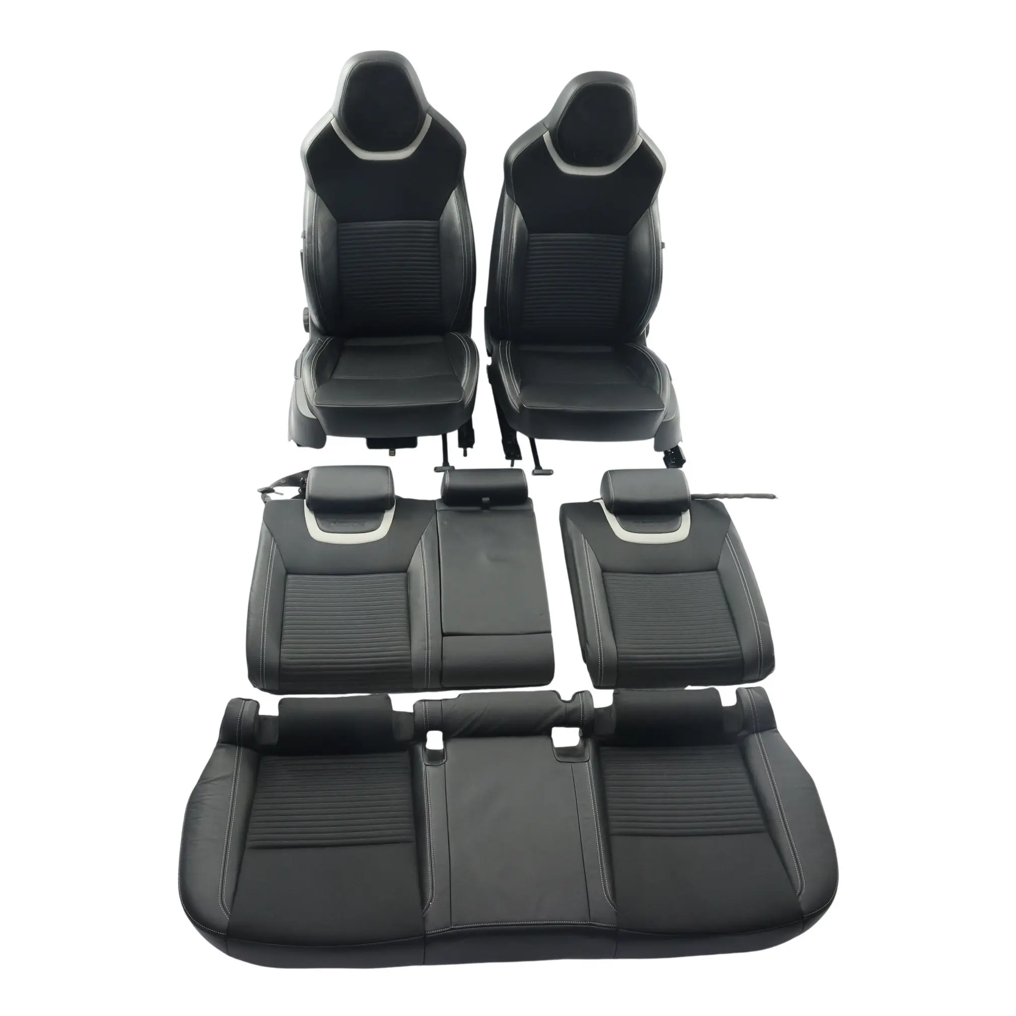 Skoda Octavia Mk3 III VRS RS Front Sport Seats Rear Bench Sofa Leather Set Kit